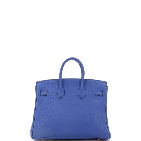 Hermes Birkin 25 Blue Togo with Gold Hardware - Picture 4 of 8